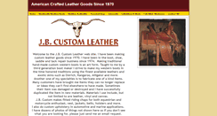 Desktop Screenshot of leatherfabrication.com